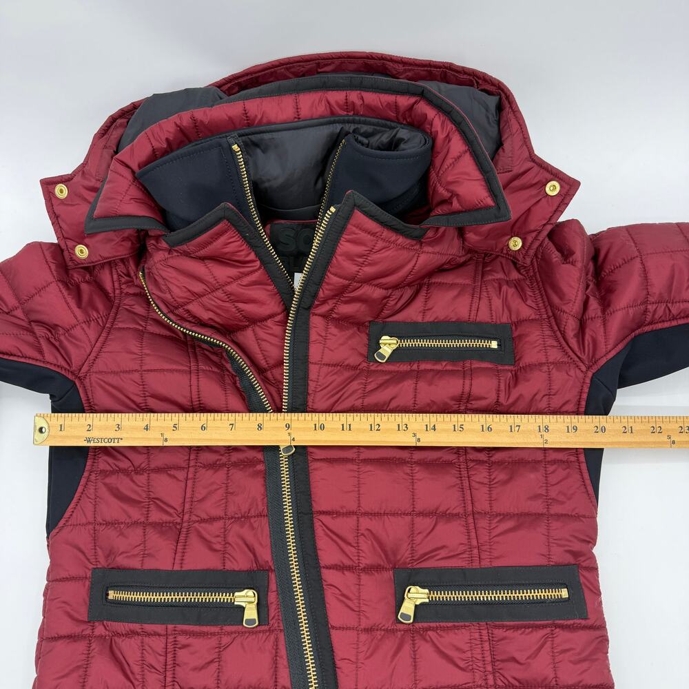 SOS BLACK SNOW Womens Snow Suit Jacket Size XL / Pants L Quilted Edgy Rocker Ski - Picture 10 of 16